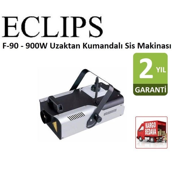 Eclips F-90 - 900W Uzaktan Kumandalı Sis Makinası